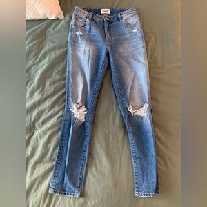 Free People ROLLA’S Mid High Rise Slim Denim Miller Jeans (26)